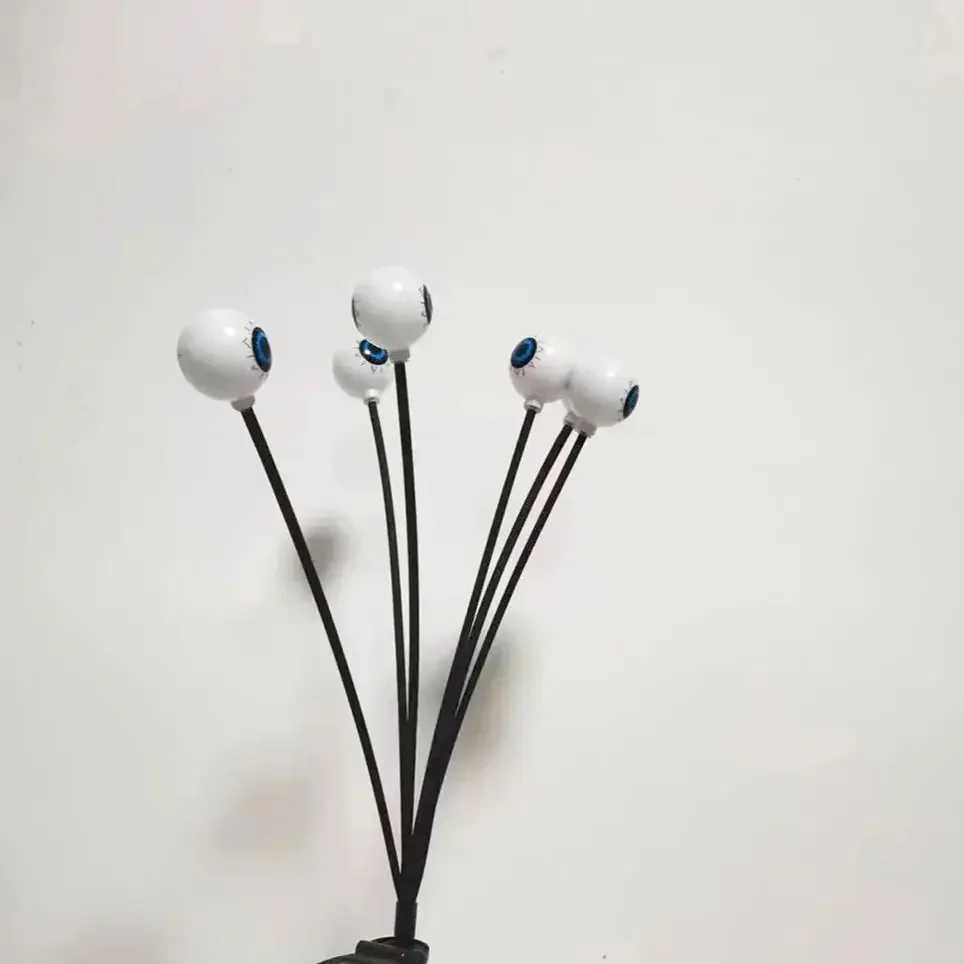 Halloween LED Eyeball Lights Solar Garden Lawn Lights Outdoor Scary Eyeball Lights Ground Lamp Halloween Party Decoration C250922