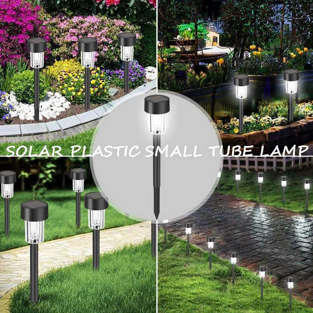 12 Pack solar powered small tube Light and light is suitable for courtyard garden lawndecoration landscape 20mah C250922