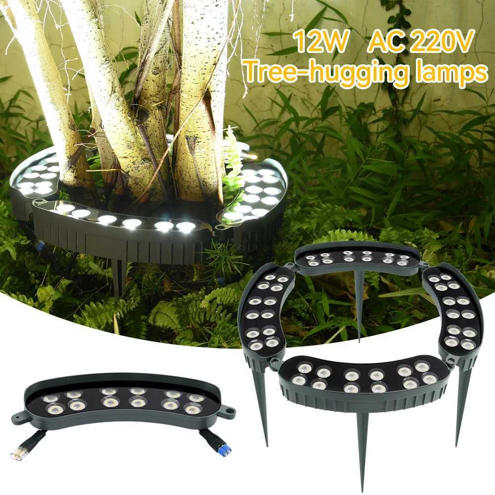 LED Tree Hugging with Outdoor Tree Holding Lawn Lamp with Ground Spike Waterproof IP65 Garden Park Courtyard Landscape Lights C250922