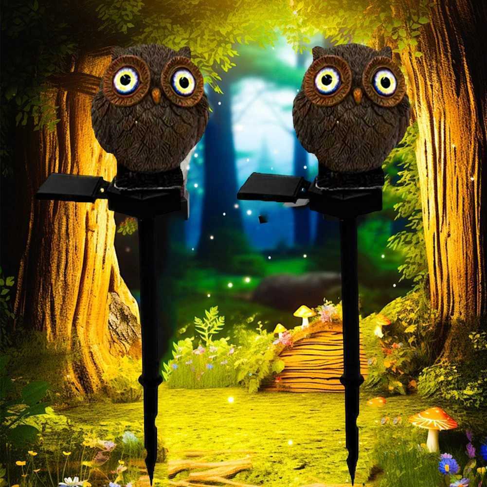 Halloween Owl Solar Garden Stake Light Waterproof Solar Energy Owl Light for Garden Patio Yard Lawn Walkway Decoration C250922