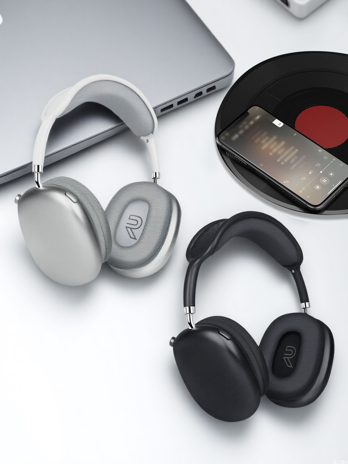 Over-ear wireless headphones, ANC noise cancellation, chip 5.4, surround sound, ultra-long battery life Bluetooth headphones