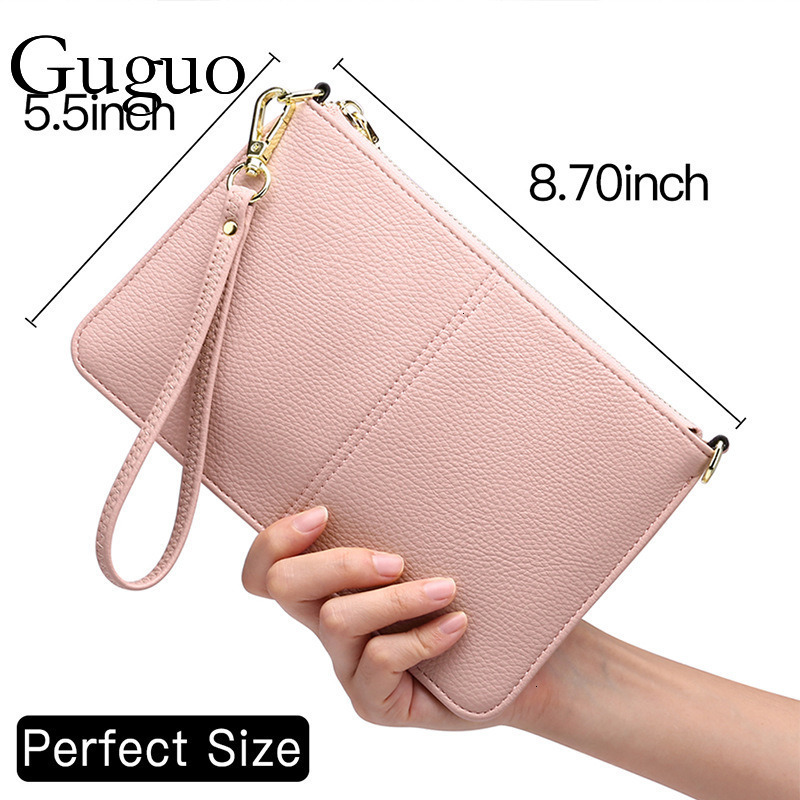 Guguo Designer Bag Women's Clutch Bag 2025 New Simple Casual Single Shoulder Luxury Bag Crossbody Bag PU Phone Bag In Stock One Piece Dropshippin