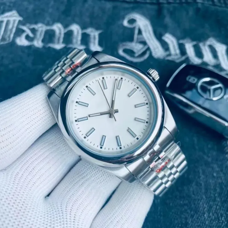 designer mens watches 40mm movement full stainless steel 2813 mechanical wristwatches luminous orologi with box AAA