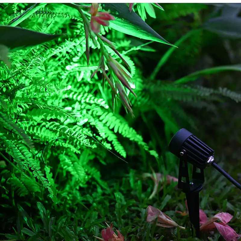 5W AllAluminum LED Spike Lawn Lamp Outdoor Garden Lighting Waterproof Path Spotlights for AC110265V DC1224V C250922