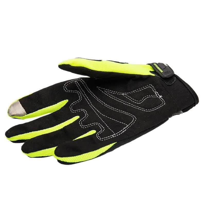 SUOMY NEW Motorcycle Gloves Green Motocross Racing gloves Full Finger Cycling guantes moto Motorbike Summer luvas da motocicleta J2509221