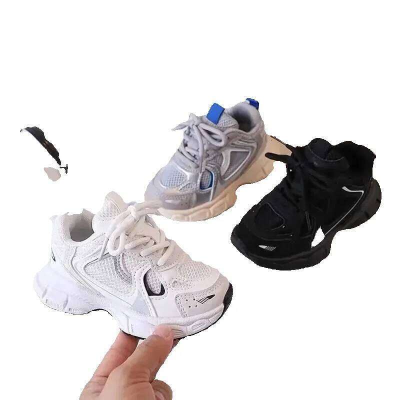 Children Tennis Versatile Non-slip White Sneakers for Kids Girls Fashion Causal Breathable Toddlers Boys Sports Shoes HotXJ250311 J250625 J2