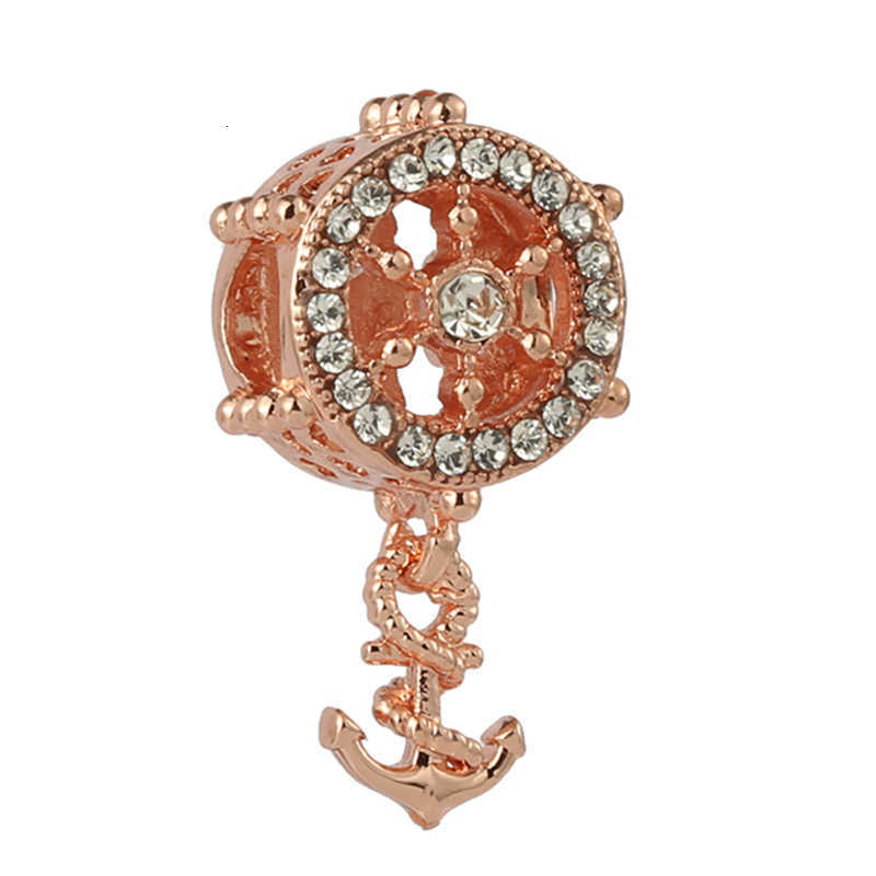 New Gold Lucky Heart Flower Dragon Snowflake Family Tree Charm Bead Fits Original Europeans 925 Silver Bracelet DIY Jewelry Gift XJ250726