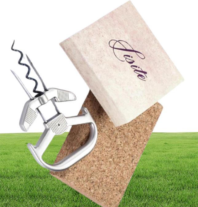 Barware Bar Tools Old Vintage Ah So Corkscrew Remove Older And Fragile Wine Corks TwoProng Corkpuller Manual Bottle cork opener24433485