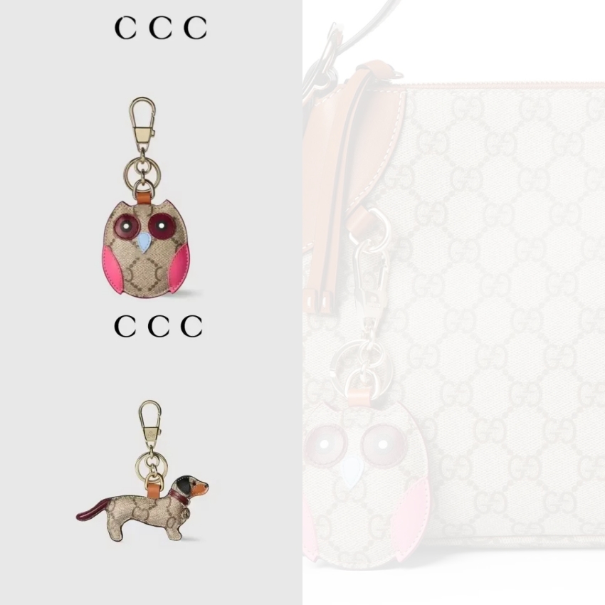 Top Designer keychains for women/men pet dog upscale leather keychain Luxury key rings bag charm Keychains car key accessories - perfect Christmas gift for her