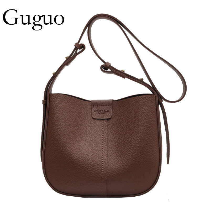 Guguo Designer Bag Luxury Bag Versatile Small Bag For Women 2025 Spring Summer New Fashion Single Shoulder Crossbody Bag Retro Commuter Mother And Chi