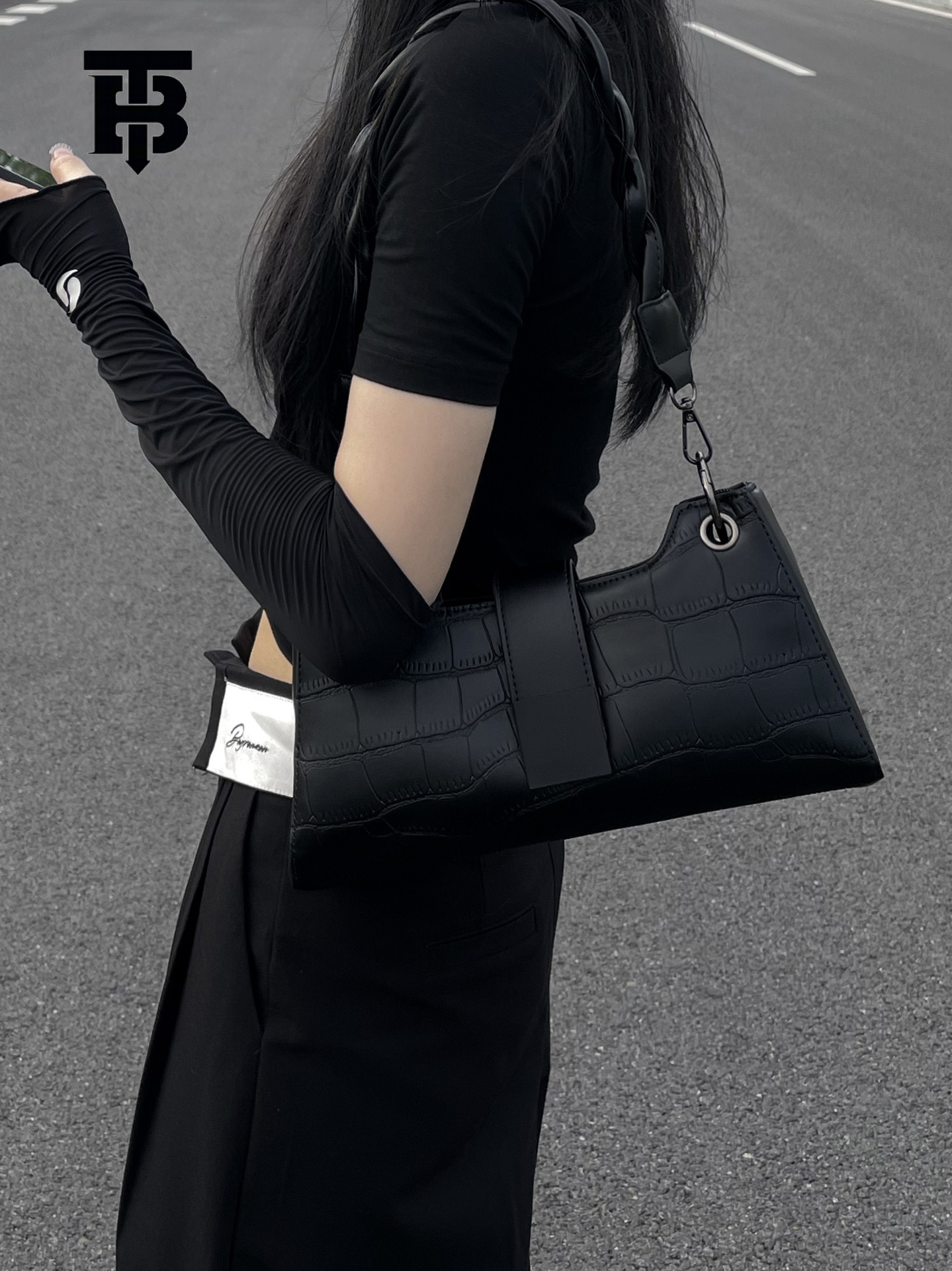 TB BHULAMTE Free Freight New Designer Bag High End One Shoulder Women's Underarm Bag 2025 Fashion Internet Celebrity Small Public Design Texture 