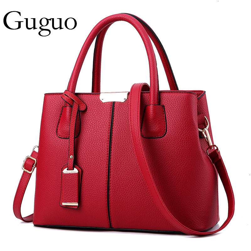 Guguo Designer Bag 2025 Korean Style New Women's Bag Simple Fashion Handbag Trendy Shoulder Bag Light Luxury Crossbody Large Bag One Luxury Bag P