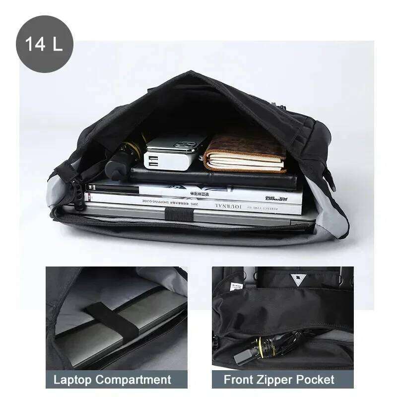 Designer Luxury Messenger For Men Waterproof Large Crossbody Shoulder S Hip Hop Street Cycling Travel Multilayer Antitheft Design Bags