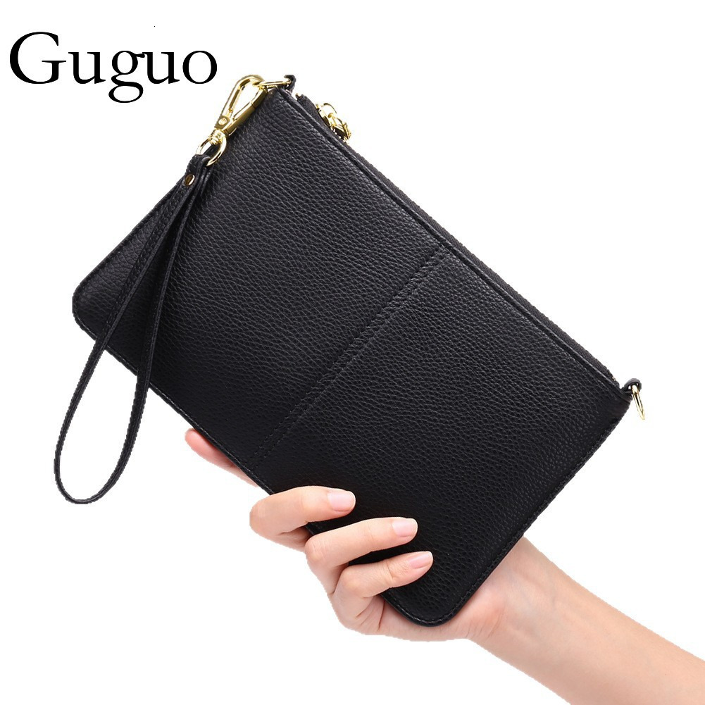 Guguo Designer Bag Women's Clutch Bag 2025 New Simple Casual Single Shoulder Luxury Bag Crossbody Bag PU Phone Bag In Stock One Piece Dropshippin