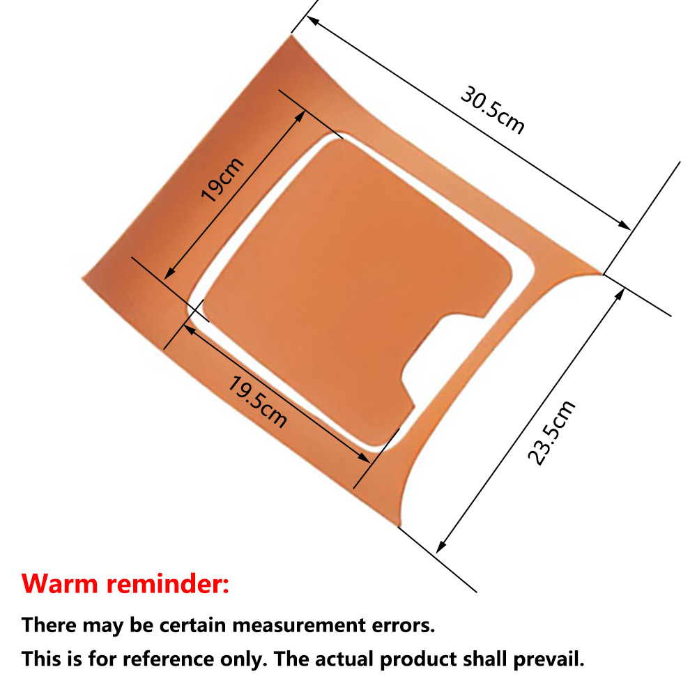 Car Center Console Leather Cover Gear Shift Panel Frame Protector Cover Trim For Mercedes Benz S Class W223 2021-2025 S450L S500 S580 AMG S560 Interio