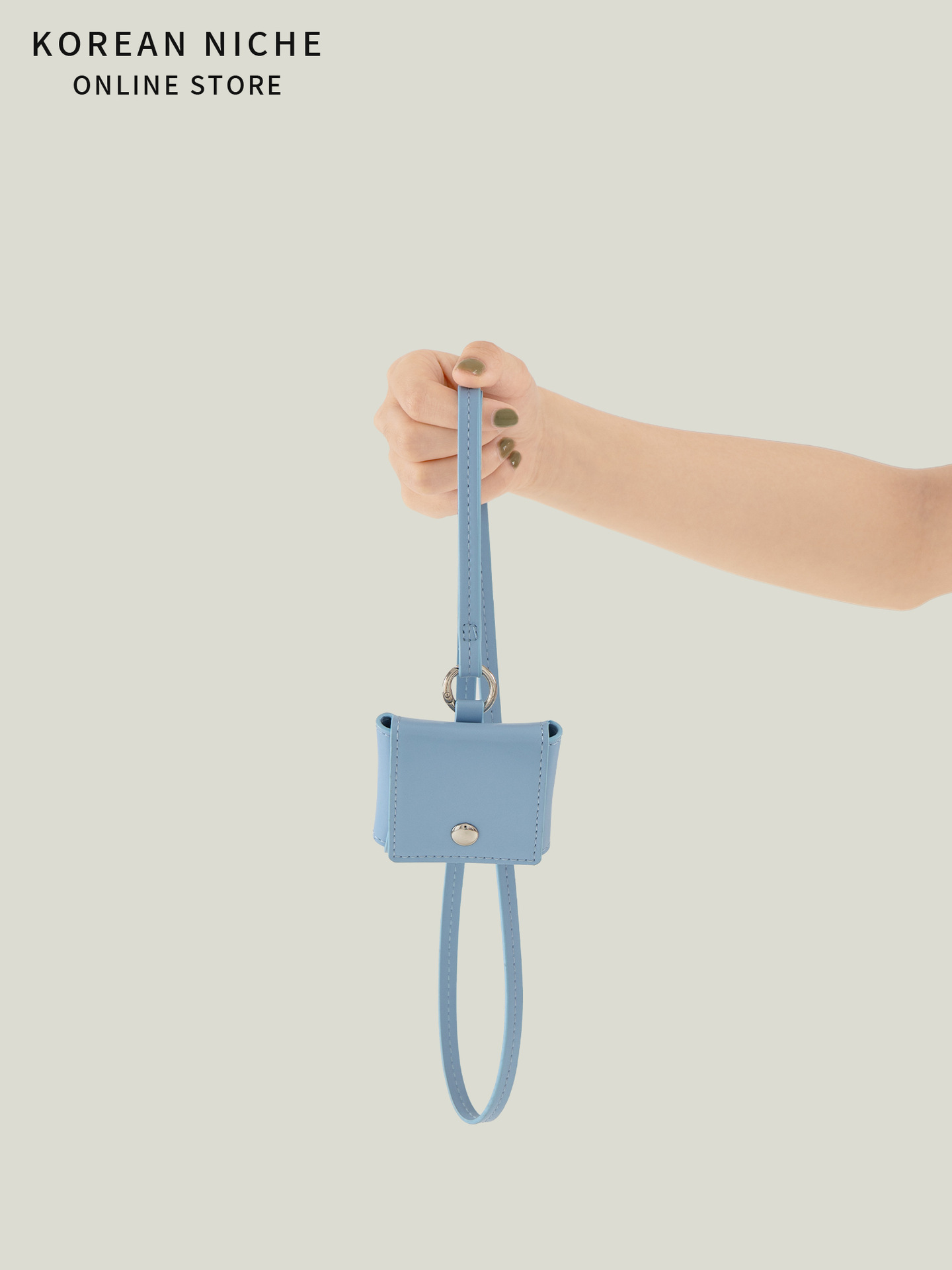 Korean-Style Ins Exquisite And Mini Coin Purse 2025 New Style Solid Color Casual Personality Versatile Neck-Hanging Small Bag