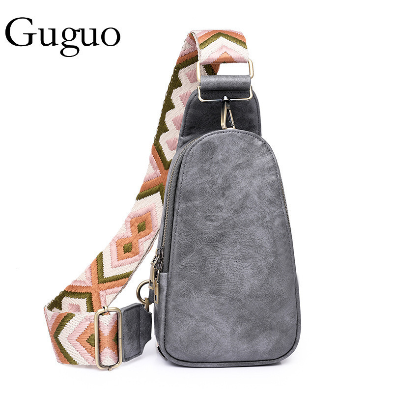 Guguo Designer Bag 2025 New Women's Bag Waist Bag Crossbody Bag Fashion Women's Chest Bag Women's Bag Luxury Bag Amazon Wholesale Bags