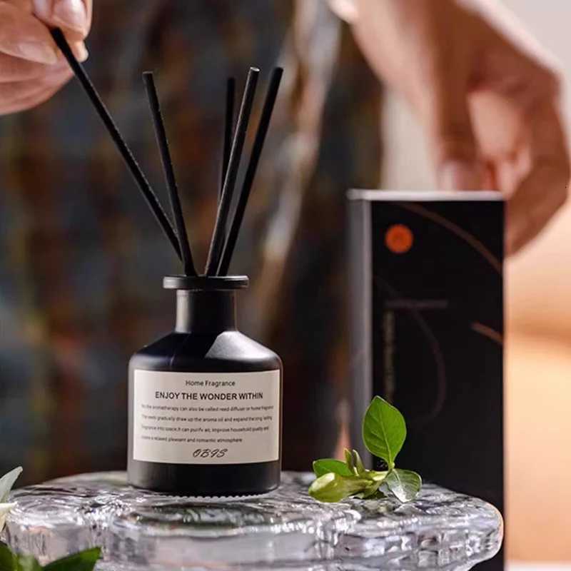 50ml Fragrance Reed Diffuser Gift Set Jasmine Sandalwood Aromatherapy Diffuser with Fiber Sticks Air Freshener for Home Office F250920A