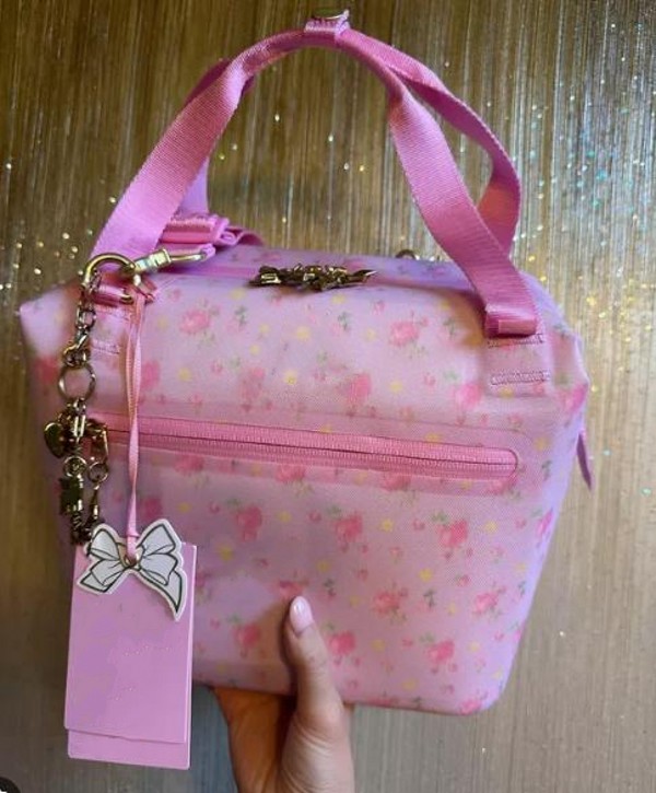 New Love Shack Fancy All Day Julienne Mini Soft Cooler Lunch Bag Box Recycled Polyester Cooler 12-Hour Cooling Travel Cooler Bags 40oz Stainless Steel Tumblers