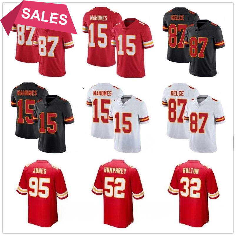 2025 NFL Patrick Mahomes Chiefs Jersey Travis Kelce Isiah Pacheco Chris Jones Humphrey George aftis Harrison Butker Trent McDuffie Xavier Worthy Football Jerseys