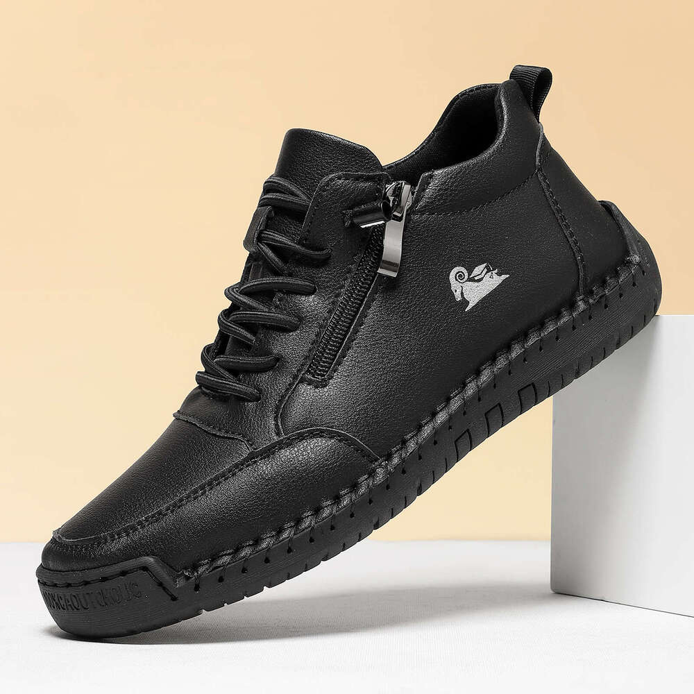 Hand-stitched Women's Soft Sole Autumn Winter Flat Casual Shoes Martin Boots designer shoes sneakers chaussure