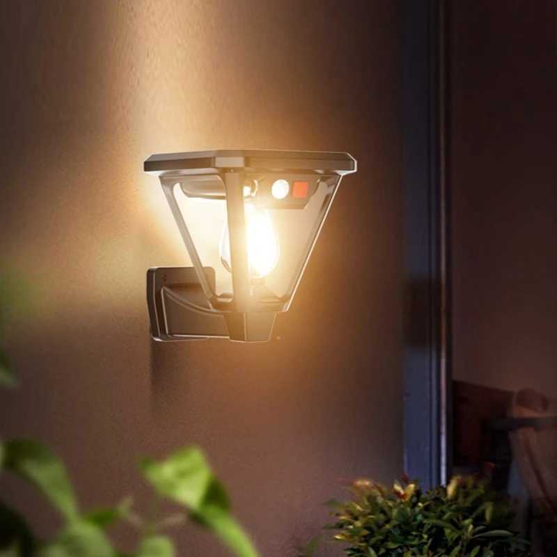 New 3mode solar LED lawn stake light multifunctional landscape lighting waterproof wall light outdoor courtyard light C250922
