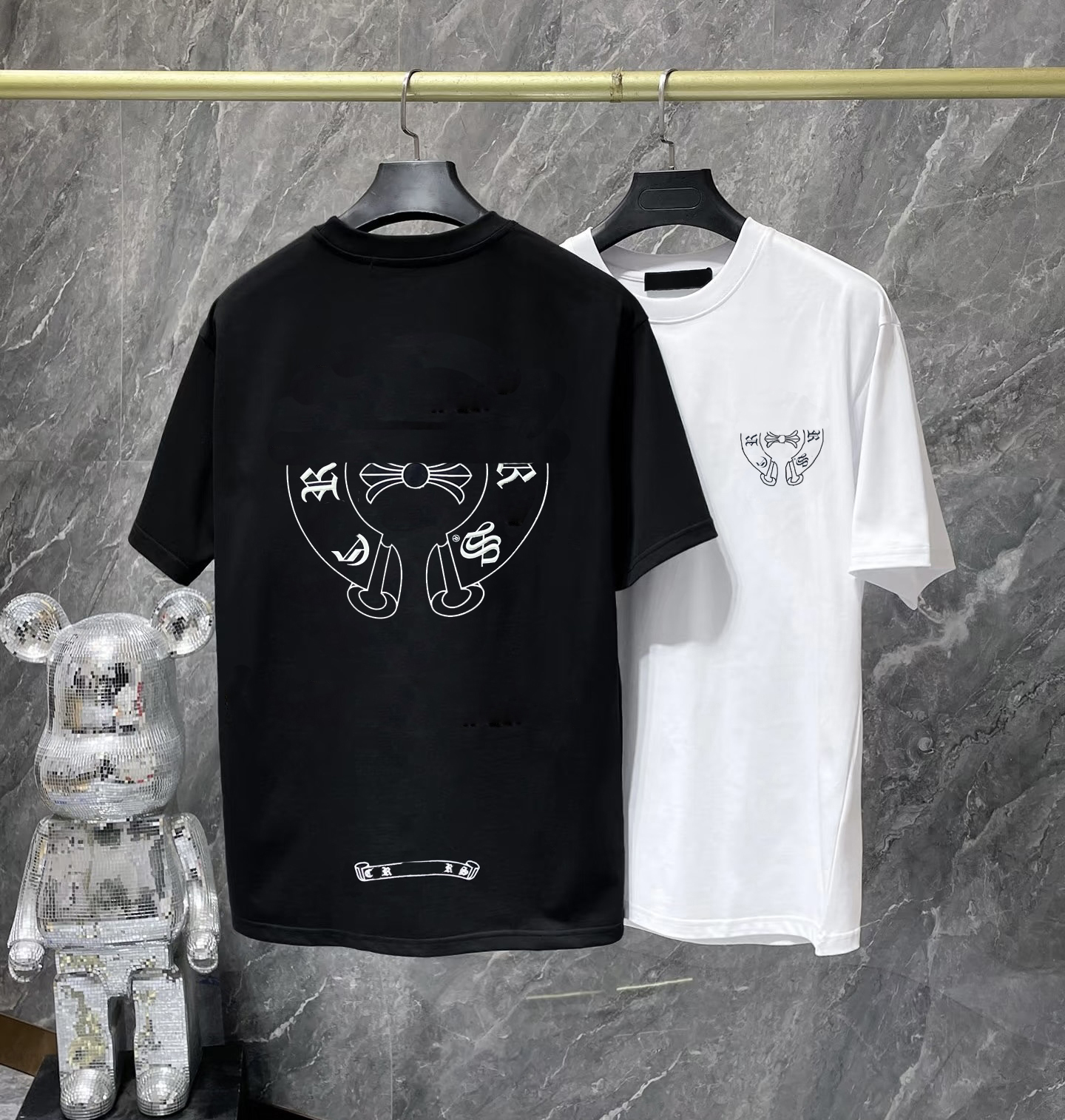 Summer brand designer high-quality men's luxury fashion casual T-shirts, women's fashion round-neck short-sleeved fashion T-shirts