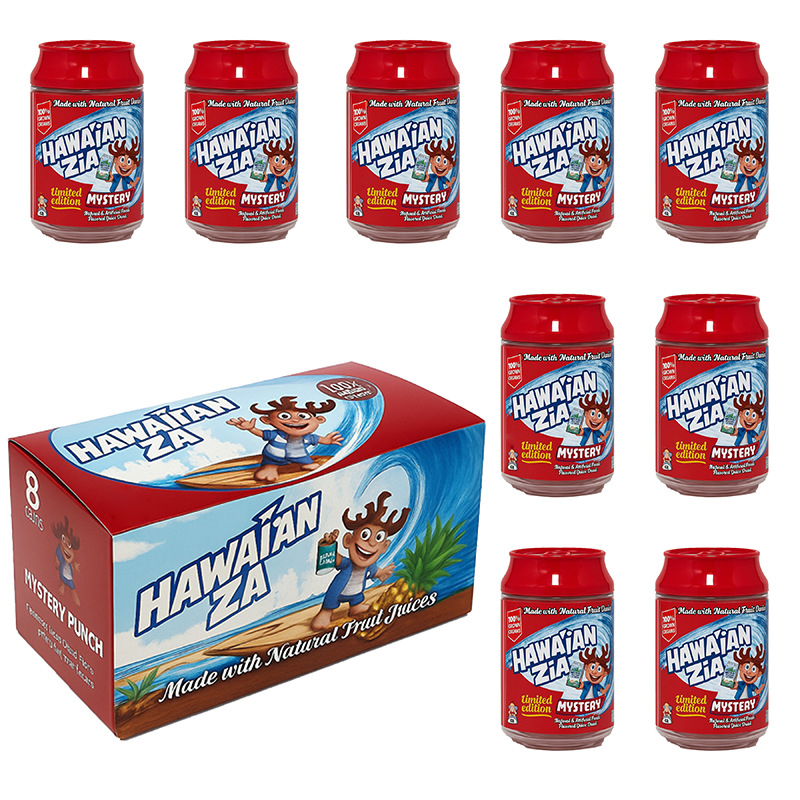 Empty PET Plastic Soda Cans 100 ml Hawaiian Bottle With Sticker 46x77mm Coke Can Bottle 3.5G Packaging Plastic Jar For Candy Tobacco Herb Support OEM Label