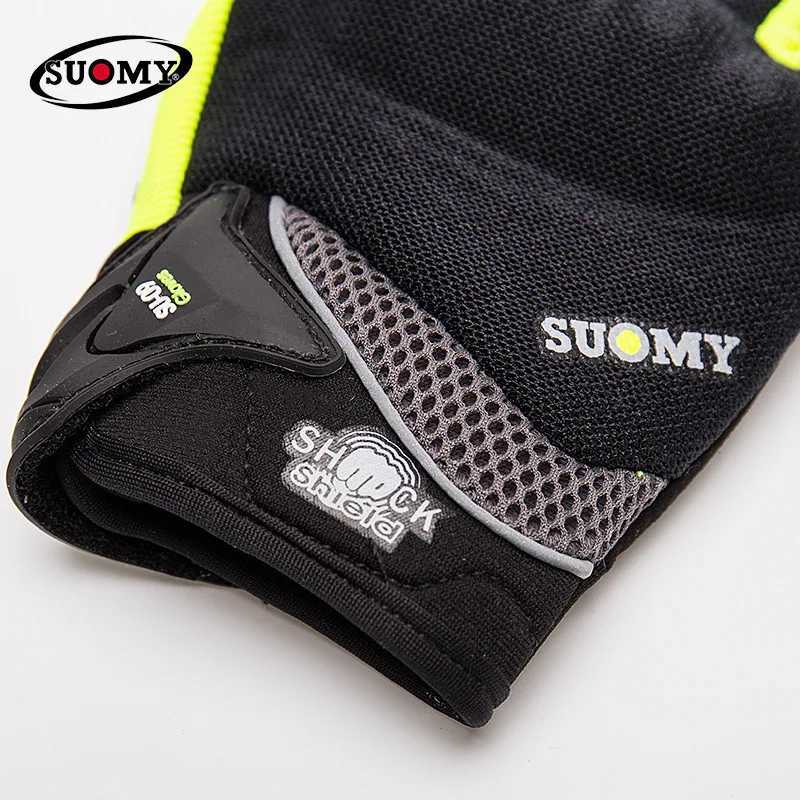 SUOMY Breathable Full Finger Racing Motorcycle Gloves Quality Stylishly OffRoad Antidrop Nonslip Riding Gloves J250922