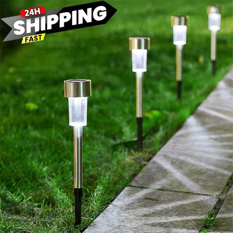 NEW 10Pack Solar Outdoor Lights Garden Lantern Solar Powered Lamp Waterproof Landscape Lighting Pathway Yard Lawn Decoration C250922