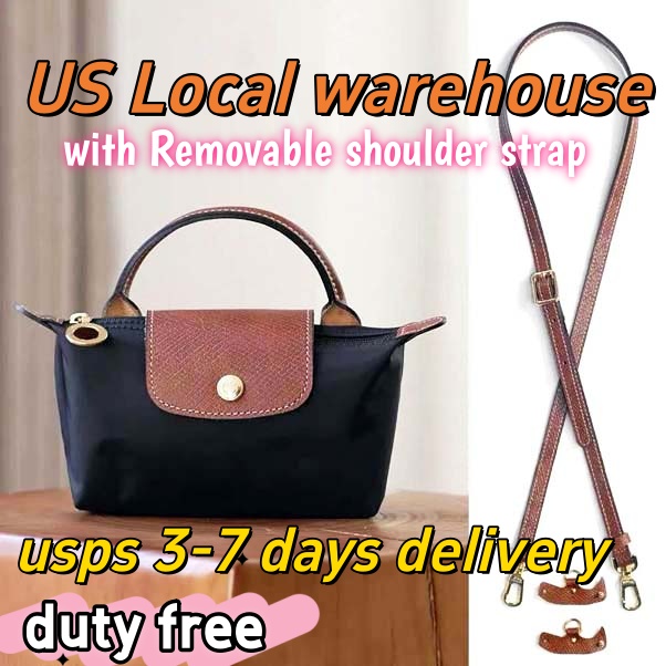 Long Designer Bag Mini Hobos Bag Short Handle Button Zipper Open and Close Recycled Canvas Patchwork Leather Trim Strap Lightweight Durable Clutch Bag Crossbody Bag