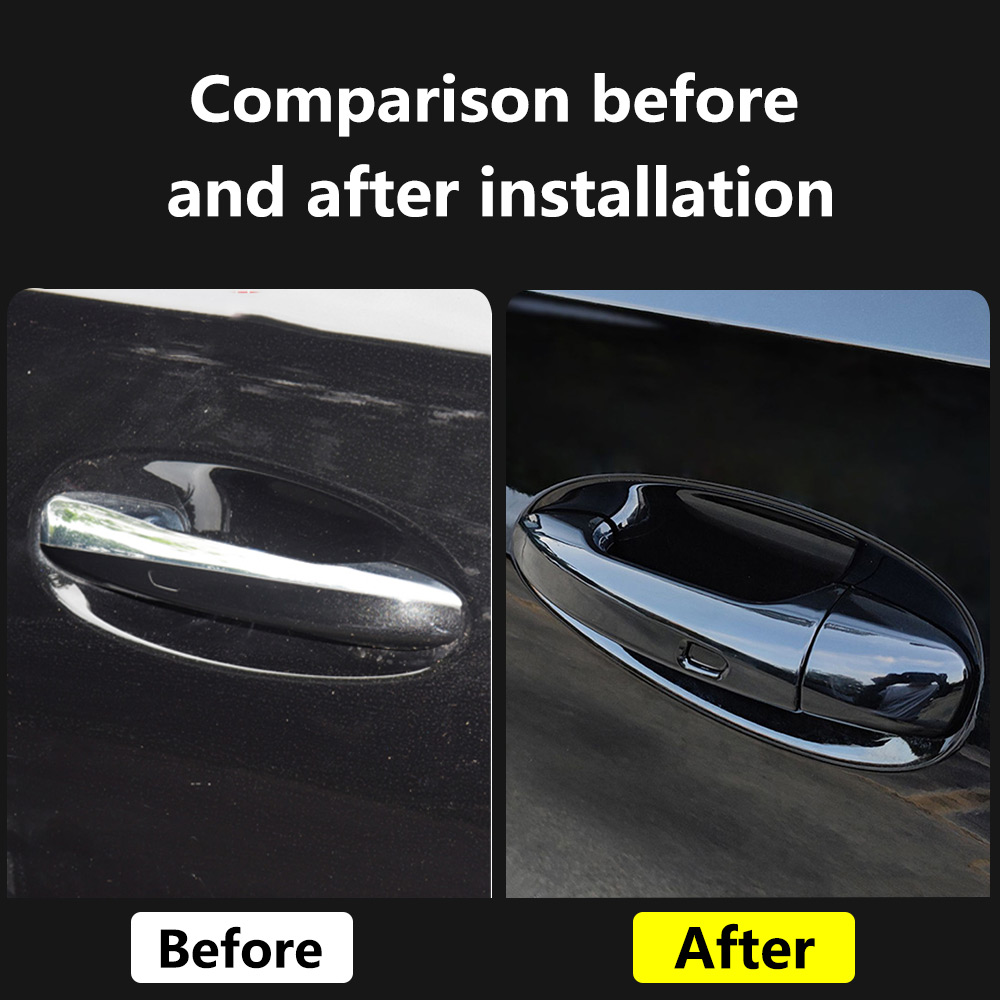 Car Door Handle Protective Cover Exterior Door Decoration Frame for Mercedes Benz GLE W167 350 450 GLE Coupe C167 53 amg 500e GLS X167 63 AMG 400d 580