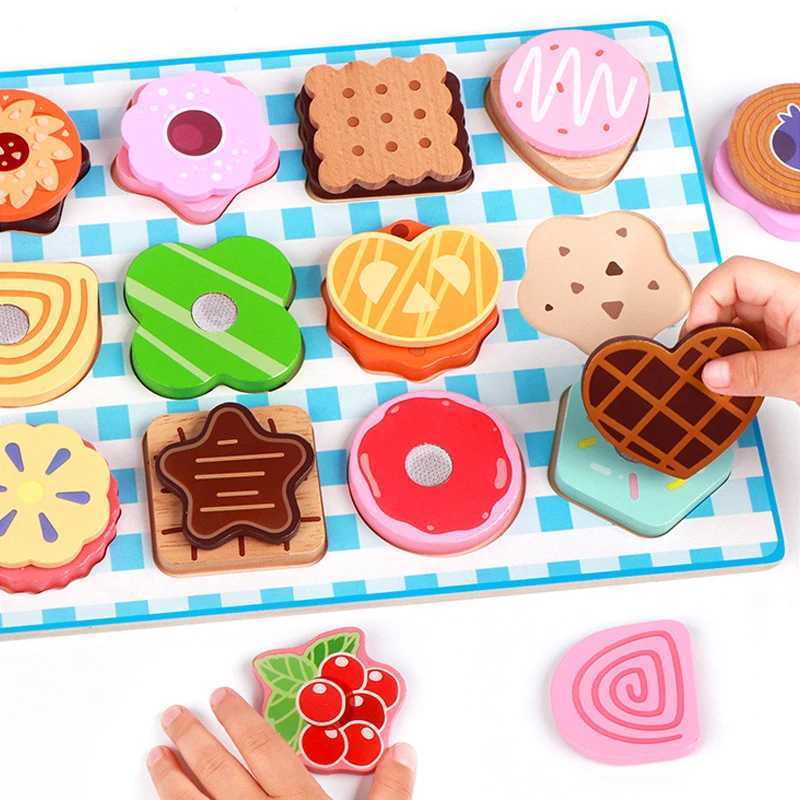 Wooden Versatile Desserts Toys Playing House Toy DIY Desserts Game Parentchild Interactive Board Games Gifts For Kids C250922
