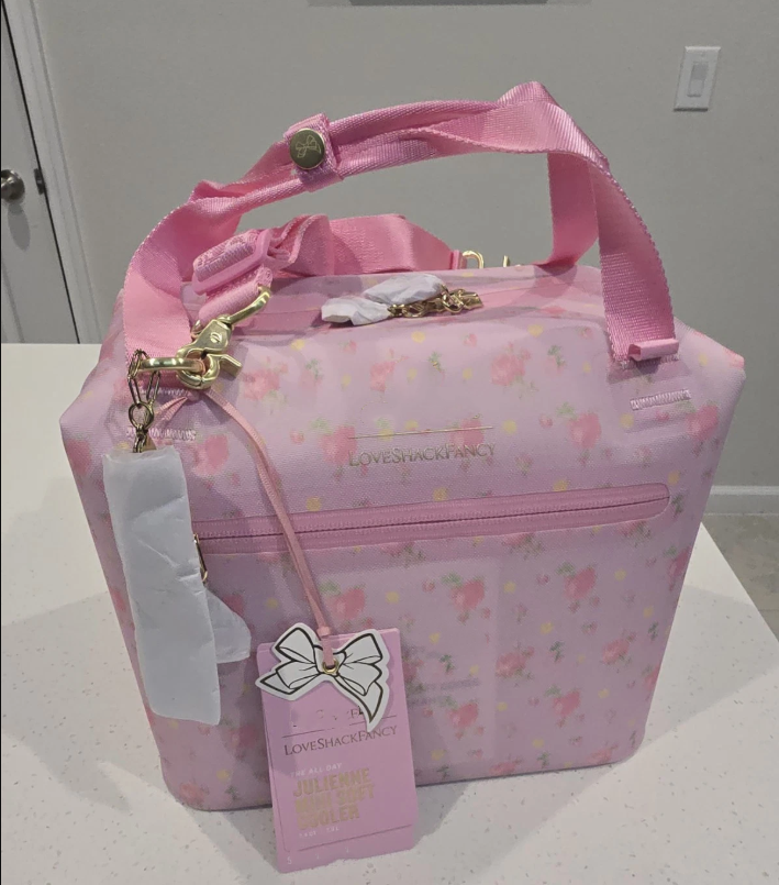 Ship From US Love Shack Fancy All Day Julienne Mini Soft Cooler Lunch Bag Box 10Can Madeleine Cooler Backpack Christmas Gift