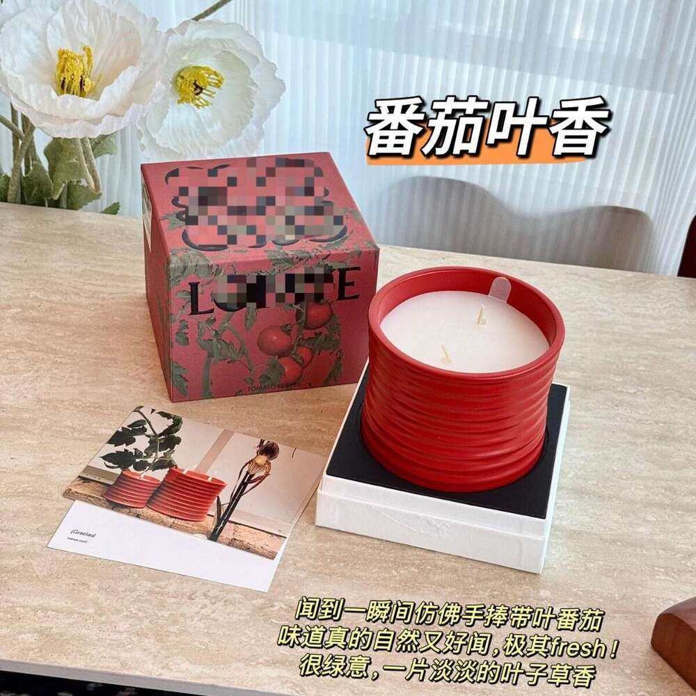 Candle Christmas Candle Aromatherapy Candle Luo Da Large Candle Orange Blossom Tomato Home Fragrance Wedding Soy Wax Scented Gift Box