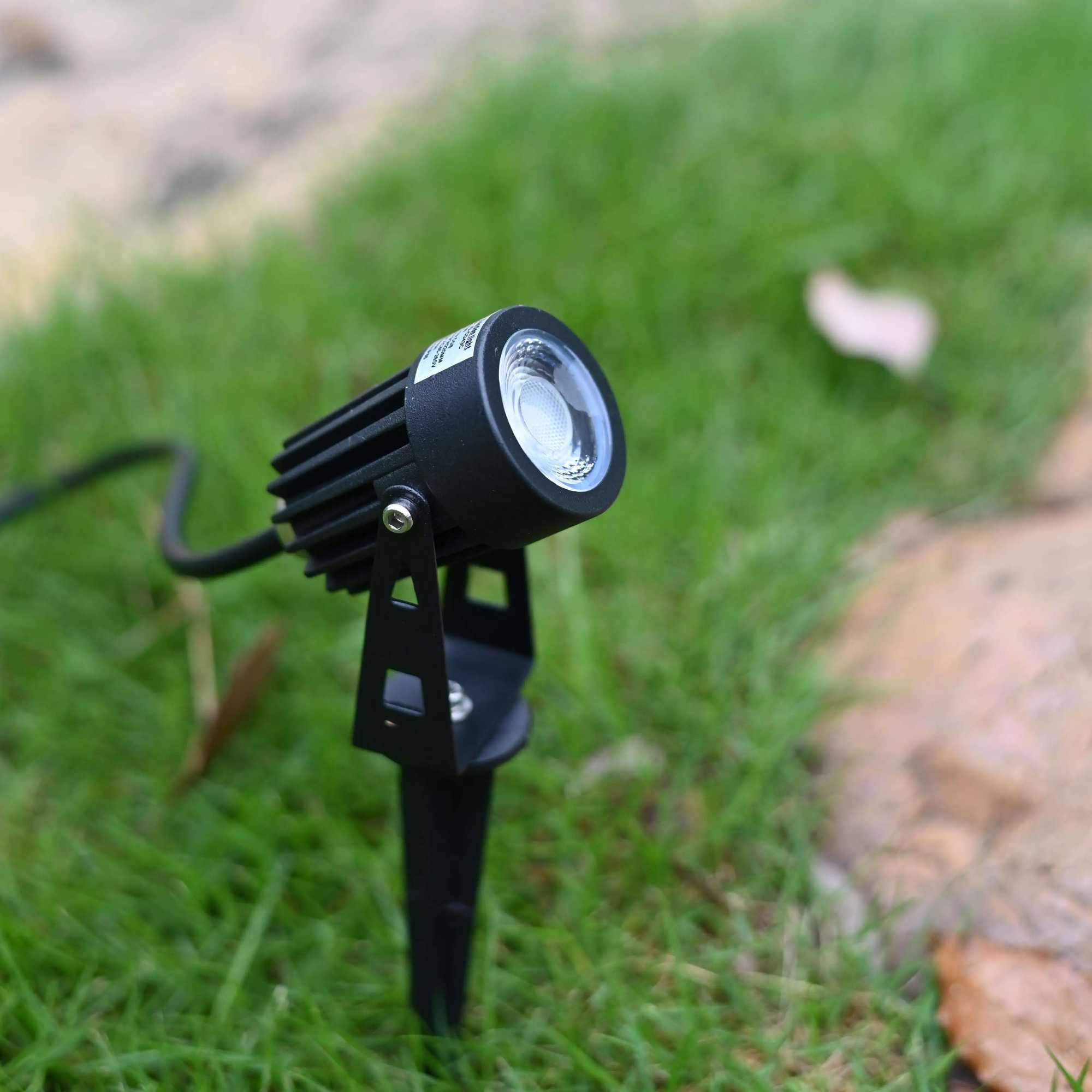 5W AllAluminum LED Spike Lawn Lamp Outdoor Garden Lighting Waterproof Path Spotlights for AC110265V DC1224V C250922