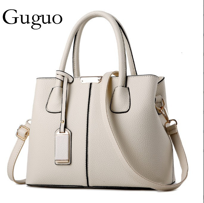 Guguo Designer Bag 2025 Korean Style New Women's Bag Simple Fashion Handbag Trendy Shoulder Bag Light Luxury Crossbody Large Bag One Luxury Bag P