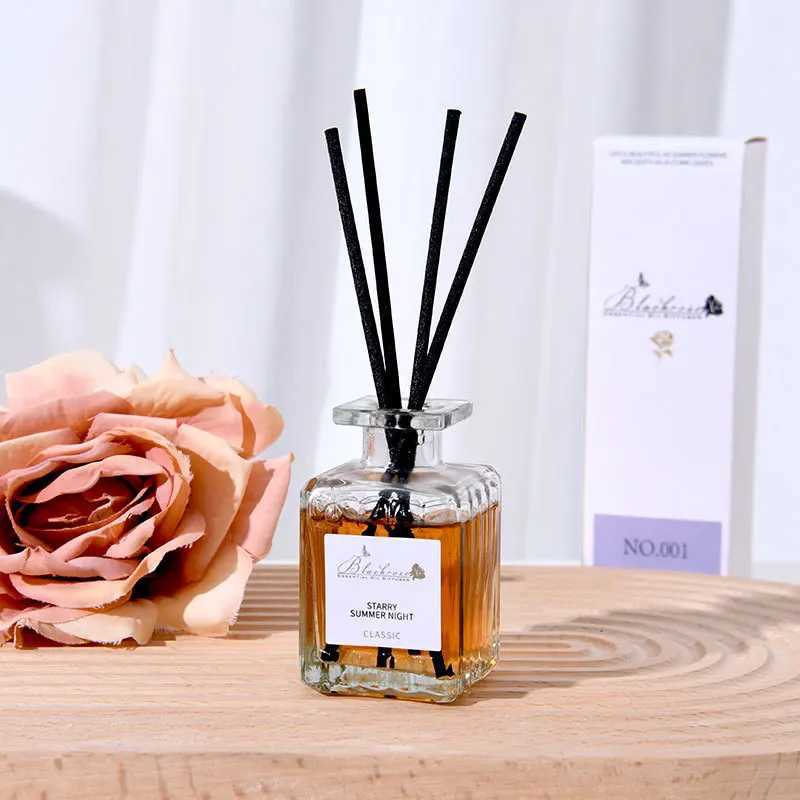 50ml Reed Diffuser Bottle with Essential Oil Lavender Osmanthus Peach Diffuser Sets Hotel Home Aromatherapy Air Fresh Fragrance F250920A