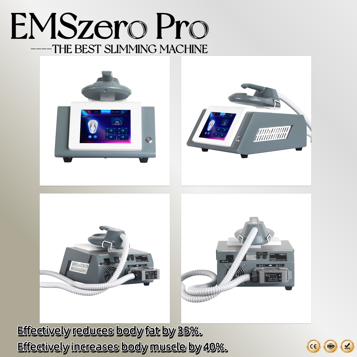 EMSzero Mini Emsculpting Hiemt Neo RF Slimming EMS Sculpt Body Sculpting and Muscle Building Muscle Building Butt Lifting Machine