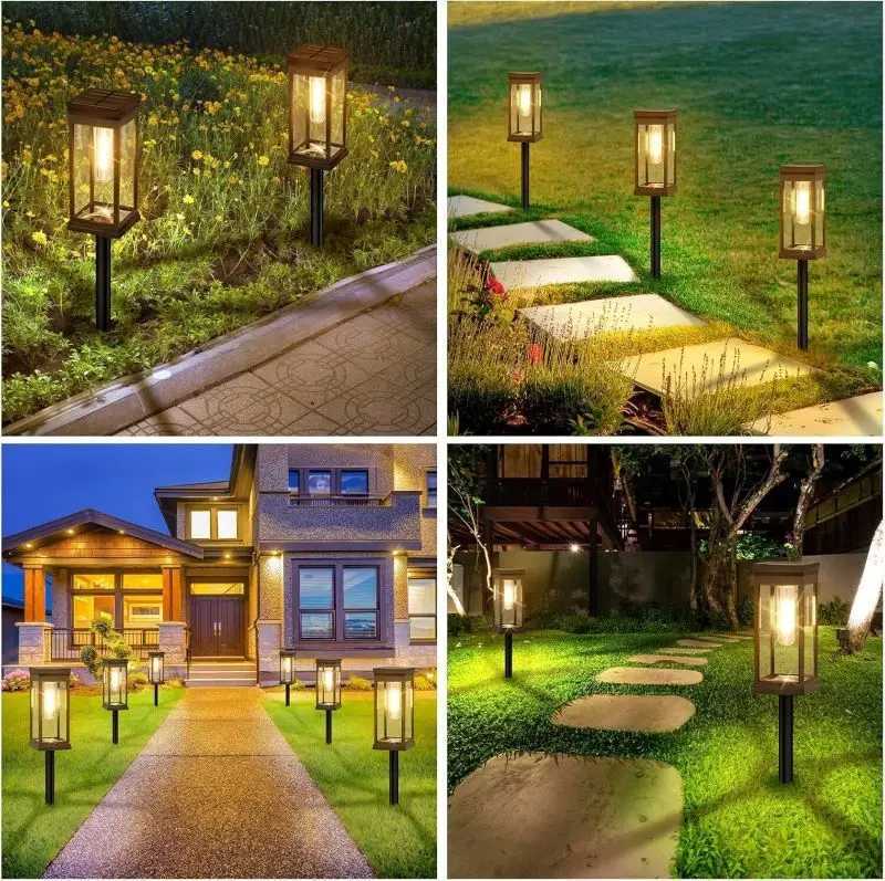 Solar Path Light Outdoor Waterproof 1246PCS Landscape Lighting Suitable for Trail Terrace Lawn and Courtyard Decoration C250922