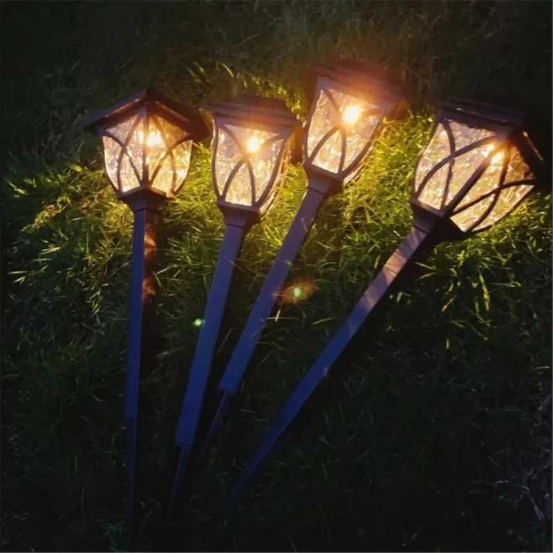 Wedding Landscape Path Light Outdoor Solar Pathway Light Bright Lawn Light Garden Stake Light for Lawn Decor C250922