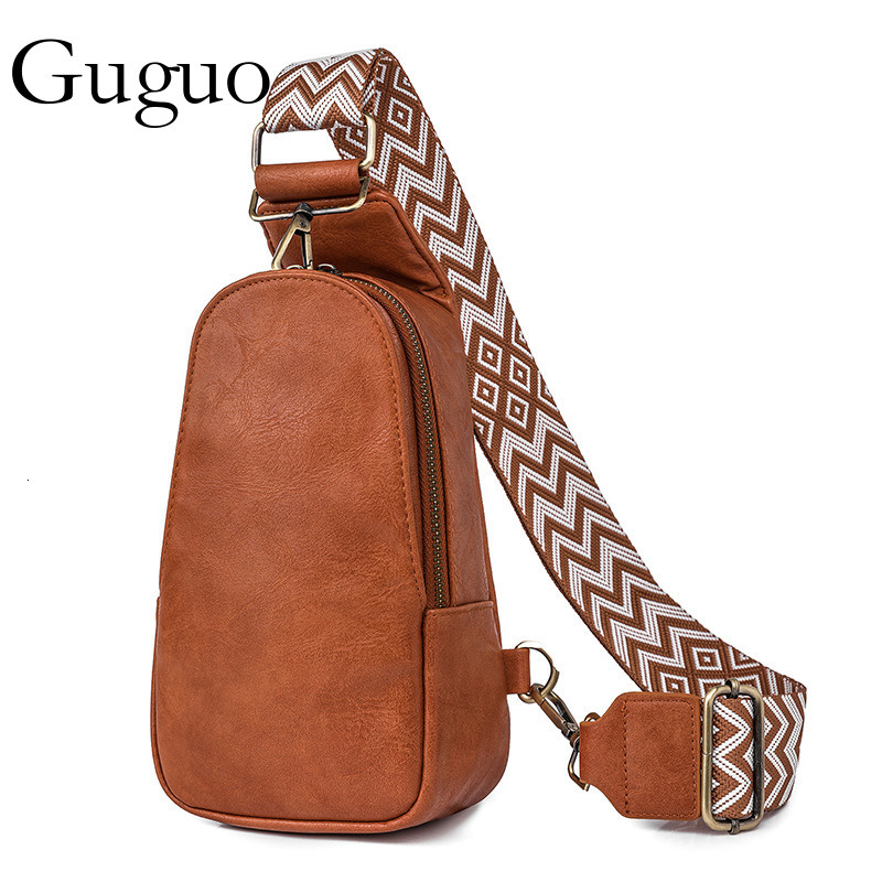 Guguo Designer Bag 2025 New Women's Bag Waist Bag Crossbody Bag Fashion Women's Chest Bag Women's Bag Luxury Bag Amazon Wholesale Bags