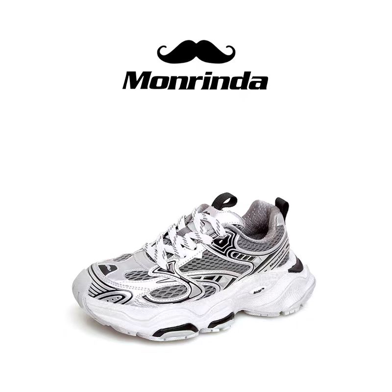 Mirinda Thick-Soled Dad Shoes 2025 New Autumn Height-Increasing Versatile Mesh Breathable Fashionable Sports Casual Shoes Stylish For Sports