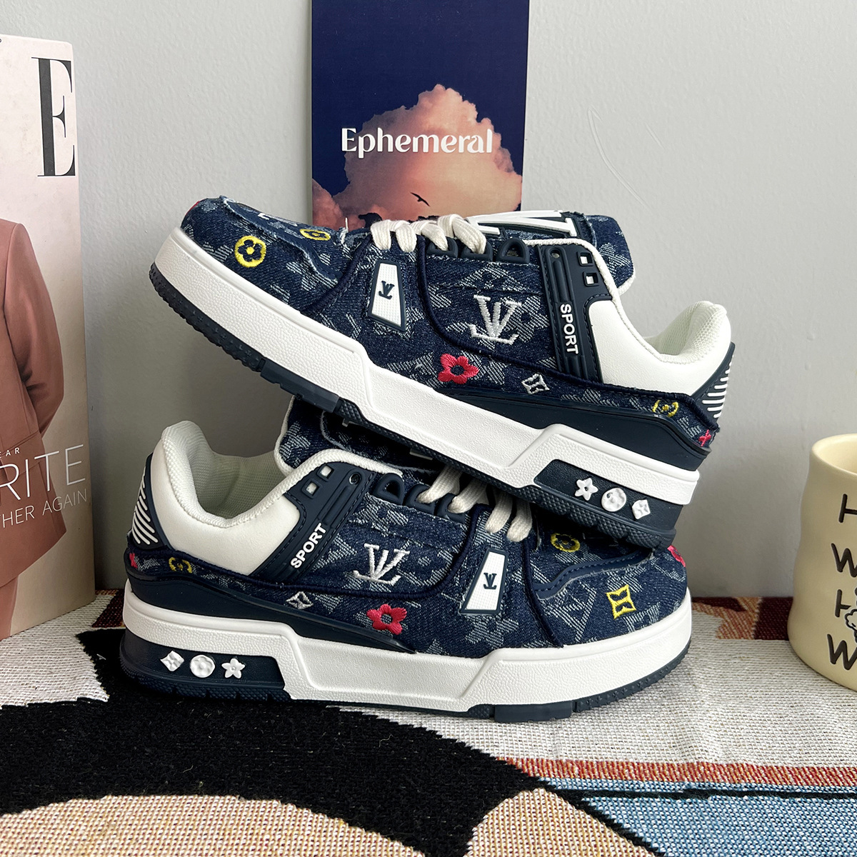 free shipping designer shoes Versatile trendy shoes new height increasing outdoor couple casual shoes for men and women black pink grey blue