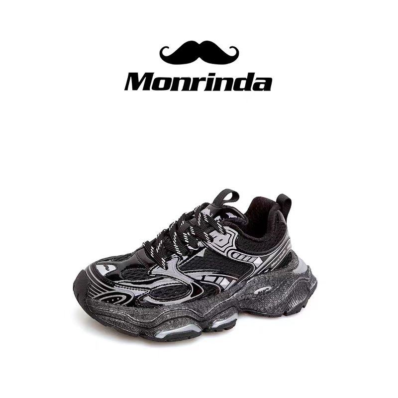 Mirinda Thick-Soled Dad Shoes 2025 New Autumn Height-Increasing Versatile Mesh Breathable Fashionable Sports Casual Shoes Stylish For Sports
