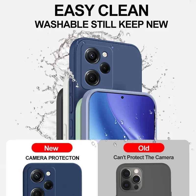 Liquid Silicone Case For Poco X5 Pocox5 Poco X5pro F5 Pro 5G Shockproof Cover For Poco X5 Pro Phone CaseXJ250922