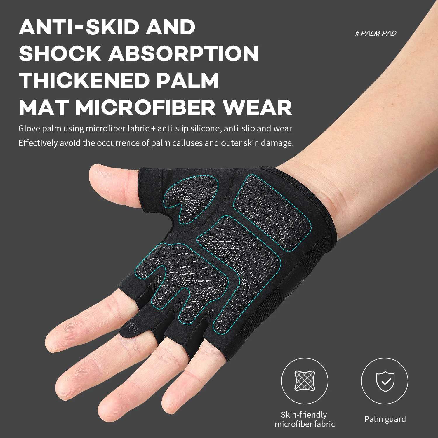 Half Finger Gloves Gym Fitness AntiSlip Women Men Gel Pad Gloves Gym Cycling Fingerless Gloves Bicycle Accessories J250922