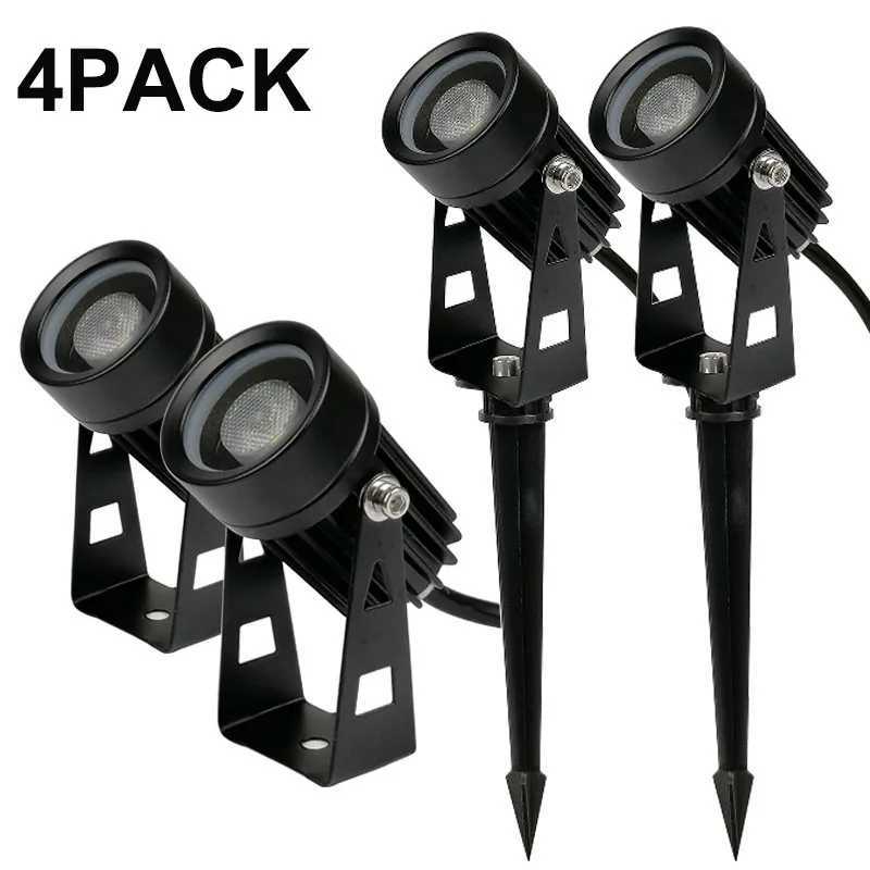 4PACK New Style COB Garden Lawn Lamp AC220V 110V DC12V Outdoor LED Spike Light 3W 5W Path Landscape Waterproof Spot Bulbs C250922