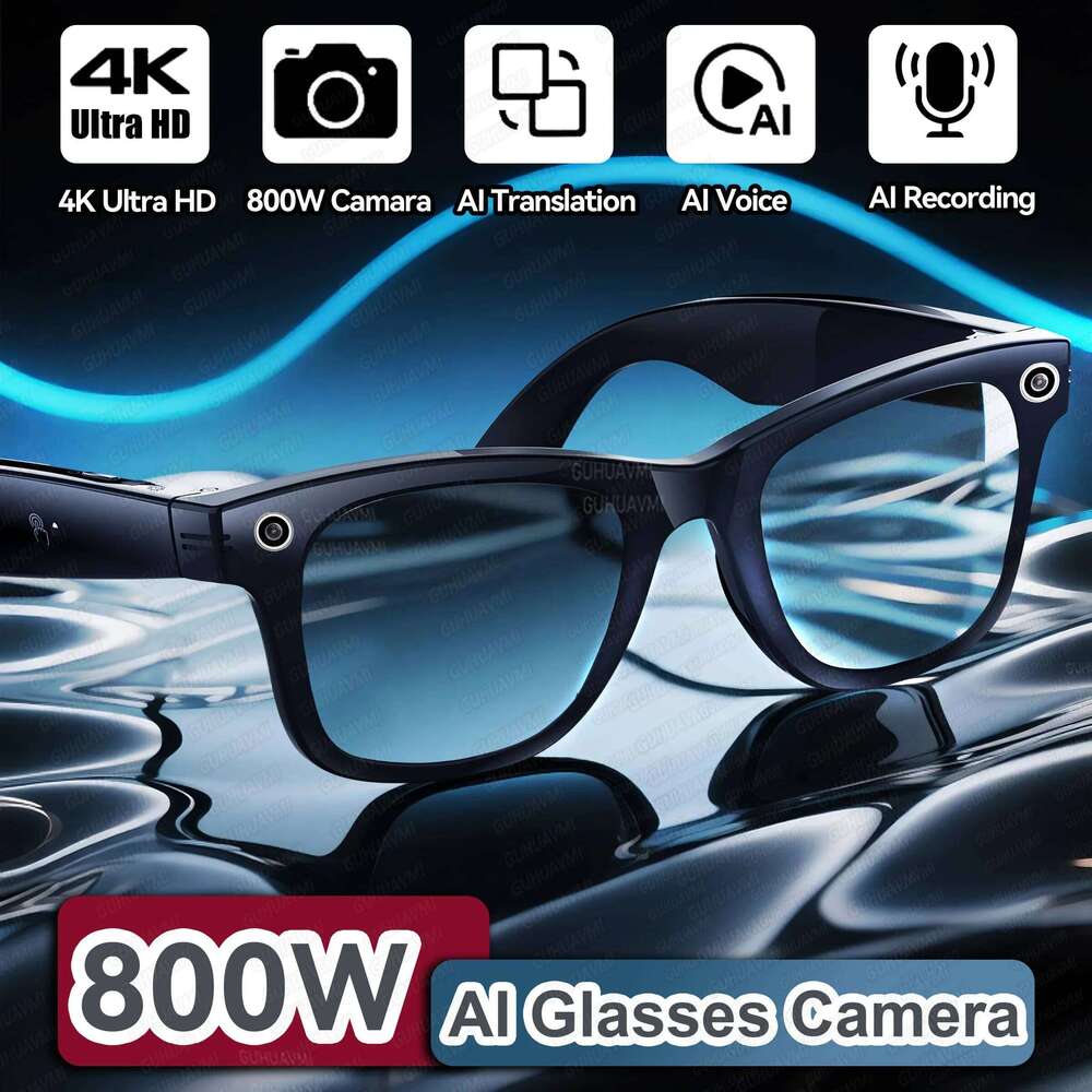 New 800W meta glasses Camera Men Color-Changing AI Translation Glasses Photo Video Recording Waterproof Call smart glasses