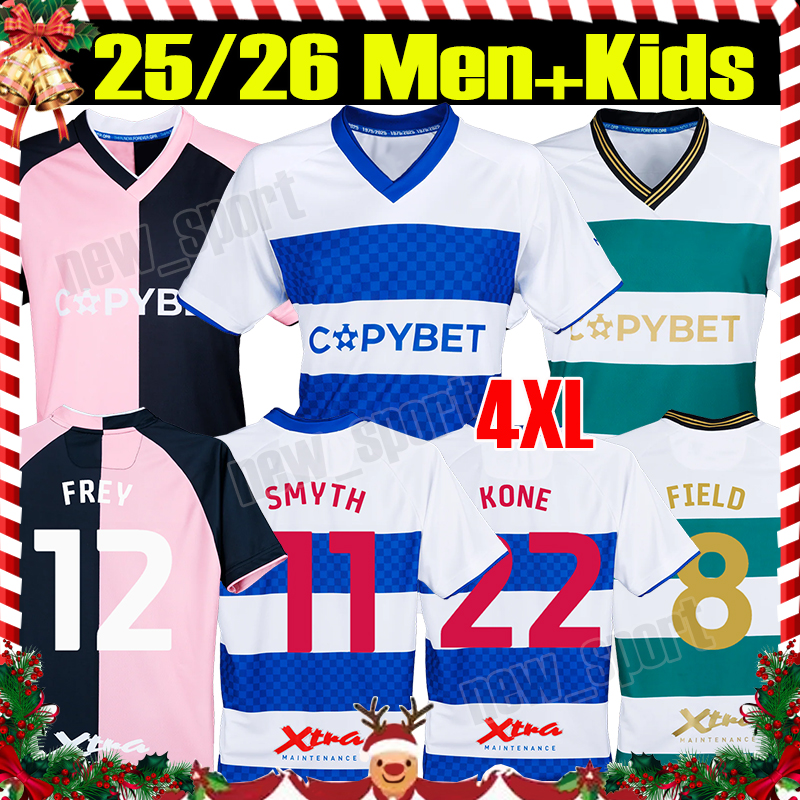 4XL 25/26 QPRS KONE Soccer Jerseys 2025 2026 Home Away KOLLI SMYTH BENNIE SAITO MORGAN CHAIR DEMBELE VARANE MADSEN COOK men kids kit football shirts
